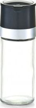 Изображение Mynek do przypraw Zeller Szklany mynek do soli/pieprzu, 4.5x13cm, czarny