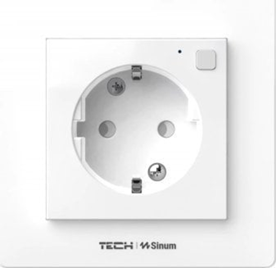 Picture of ML Bezprzewodowy gniazdko doramkowe z pomiarem prdu biay FF-230 Tech Sterowniki