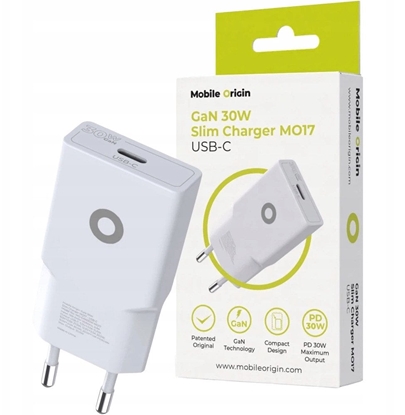 Изображение Mobile Origin GaN 30W Slim Charger TUV, MO17 - USB-C
