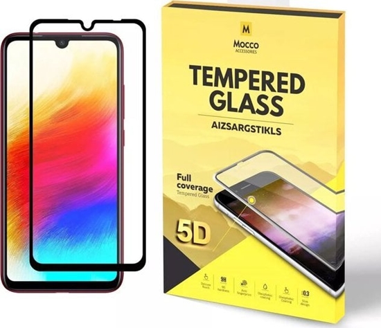 Picture of Mocco Full Glue 5D Signature Edition Tempered Glass Full Coverage with Frame Xiaomi Redmi 7A Black