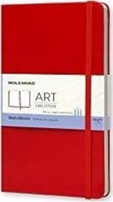 Изображение Moleskine Szkicownik MOLESKINE L (13x21cm), twarda oprawa, 104 strony, czerwona