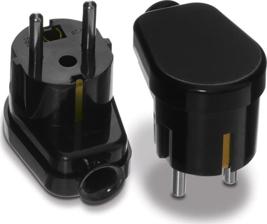 Picture of Montis Wtyczka ktowa rozbieralna Uni-Schuko WT-16U czarna Montis MT018-C Produkt POLSKI