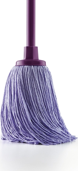Изображение Mop NPC Polska Mery Uniwersalna kocówka do mopa z mikrofibry fioletowa