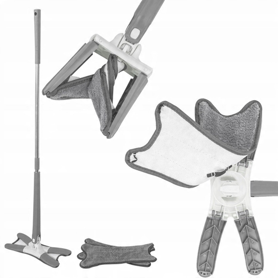 Picture of Mop podogowy wyciskany X (szary)