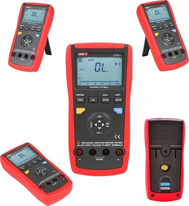 Attēls no Multimetras UT612 LCR matuoklis, su diodu, tranzistoriu ir nuolatines grandines tikrinimu UNI-T