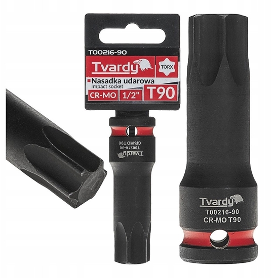 Picture of Nasadka udarowa TORX 1/2" T90 CR-MO (8/80)