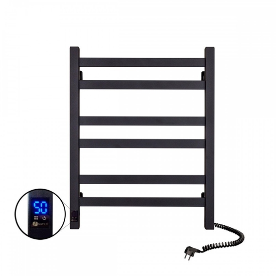Picture of Navin Electric towel dryer Navin Avangard 480*600 Sensor right black 12-228053-4860