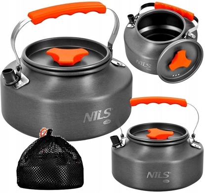 Изображение NC17118 CZAJNIK TURYSTYCZNY Z POKRYWK  1,1 L NILS CAMP
