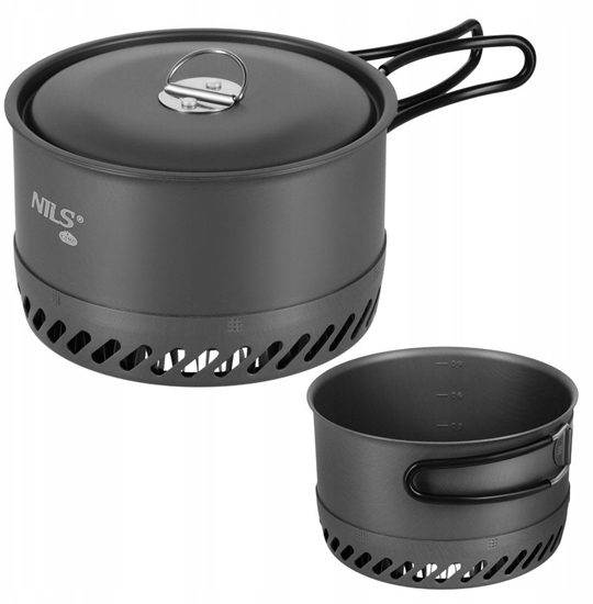 Изображение NC4203 GARNEK TURYSTYCZNY Z RADIATOREM ALUMINIOWY Z POKRYW 1000ML NILS CAMP