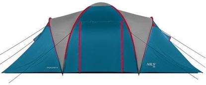 Изображение NC6431 NAMIOT KEMPINGOWY NIEBIESKI-JASNO SZARY HIGHLAND IV NILS CAMP