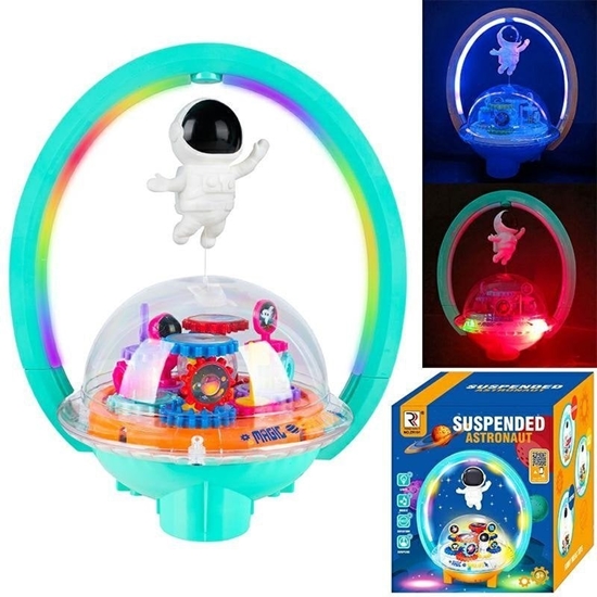 Изображение ND32_B16F2 B16F2 LAMPKA PROJEKTOR LEWITUJACY ASTRONAUTA MUZYKA