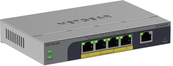 Picture of NETGEAR 5PT GB PLUS Switch W/ POE+ GS105EPP
