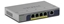 Attēls no NETGEAR GS105PP - Switch - unmanaged - 1 x 10/100/1000 + 4 x 10/100/1000 (PoE+) - Desktop, wandmontierbar - PoE+ (83 W)
