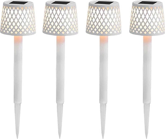 Picture of New Garden New Garden Gretita Solar Lamp Garden Spike   4 units  white