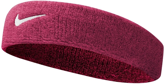 Picture of Nike Opaska Swoosh Headband Vivid Pink/white