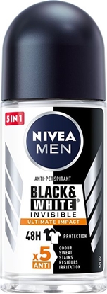 Picture of Nivea Men Dezodorant BLACK& WHITE INVISIBLE Ultimate Impact 5in1 roll-on 50ml