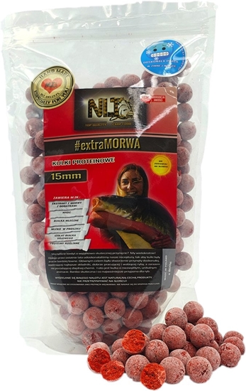 Picture of NLT FOOD - Kulki proteinowe #extraMORWA 15mm 800g