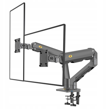 Attēls no North Bayou Uchwyt biurkowy na 2 monitory 27" - 34" (G65)