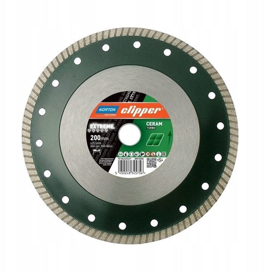 Изображение Norton Clipper Extreme Ceramic Turbo - Tarcza 200x25.4mm