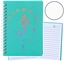 Изображение Notatnik W Linie Holograficzna Syrenka Turkusowy A6 80 Kartek LEAN