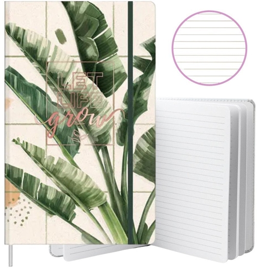 Picture of Notatnik Zeszyt Planner W Linie Licie Bananowca Gumka A5 80 Kartek LEAN