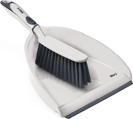 Изображение NPC Polska Mery Zmiotka i szufelka zestaw jasnoszary