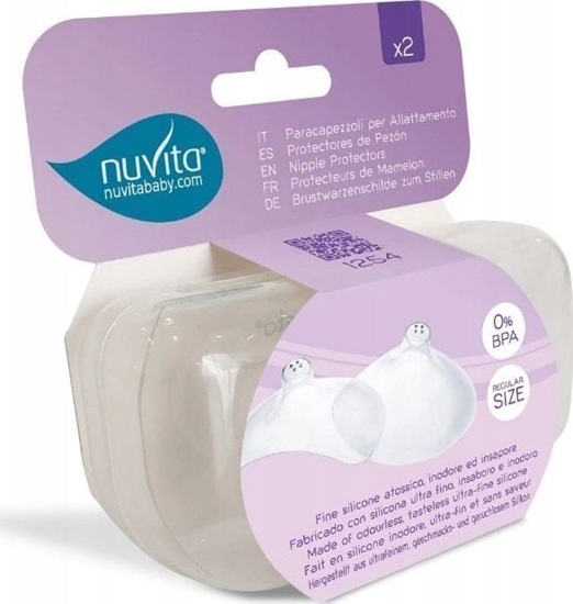 Изображение Nuvita Nuvita, Silikonowe osonki laktacyjne, 1 para