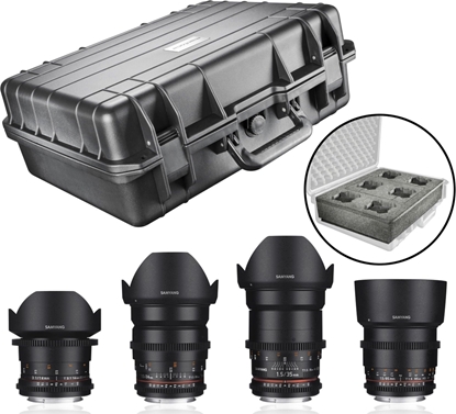Attēls no Obiektyw Samyang Samyang Video DSLR basic Set II Sony E