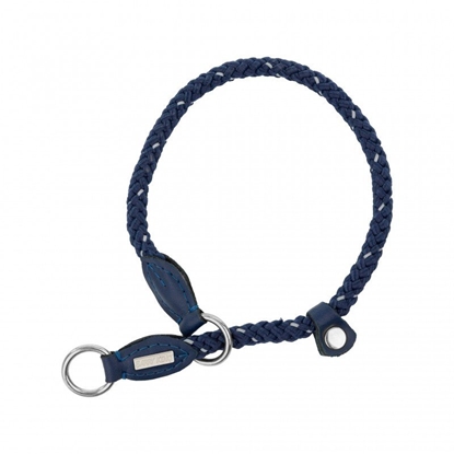 Picture of Obroa zaciskowa dla psa, Rope, Granatowa,  Sznur Odblaskowy,  50cm/10mm