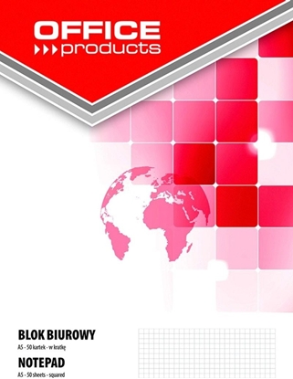 Attēls no Office Products Blok techniczny A5 50k biay