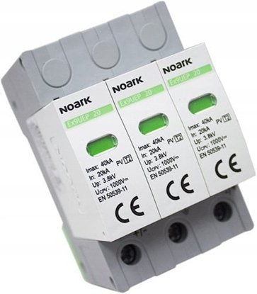 Picture of Ogranicznik przepi Noark Ex9UEP 111761 typ I+II 1200V DC 3P dla nieuziemionych systemów PV szary