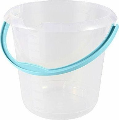 Attēls no OKT Keeeper Wiadro Z Wylewk Mika 10l Transparentne Z Turkusow Rczk 1171..