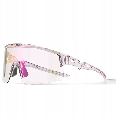 Attēls no Okulary rowerowe Rockbros fotochromowe, z ochron UV i wkadk korekcyjn, przeroczyste - fioletowe