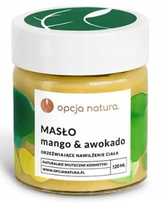 Attēls no OPCJA NATURA_Maso Mango Awokado orzewiajce nawilenie 120ml