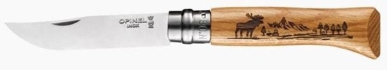 Picture of Opinel Nó Animalia Oak Moose 08 Blister