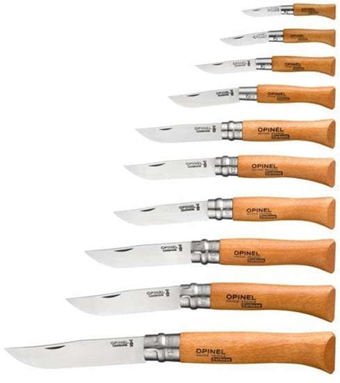 Изображение Opinel Zestaw Carbon 10szt skrzynia 02-12