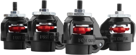 Picture of OPLITE Feststellbare Lenkrollen für R8 Cockpit         black retail