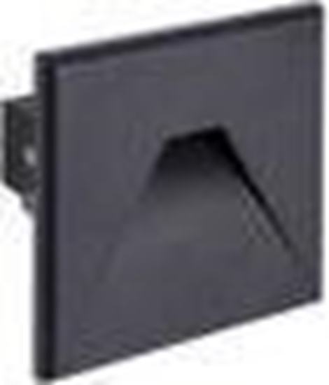 Picture of Oprawa schodowa IDEUS Zewntrzna LAMPA schodowa KURS LED 03909 Ideus wpuszczana OPRAWA kwadratowa LED 1,6W 4000K outdoor IP54 czarna