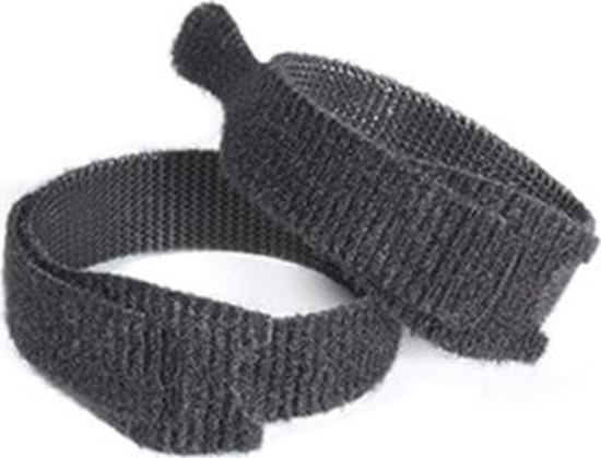 Изображение Velcro ® ONE-WRAP® Wiederverwendbare Klettstreifen, ONE-WRAP® Streifen 12mm x 20cm x 6 Schwarz