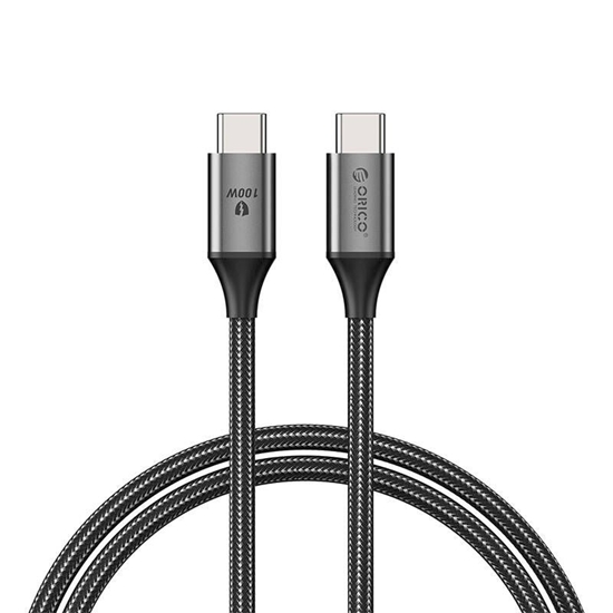 Изображение Orico 100W USB-C to USB-C charging cable (black)