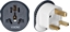 Picture of Orno Adapter podróny TA-7 Go to UK 13A/230V gniazdo uniwersalne wtyczka brytyjska typ G