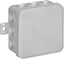 Attēls no Orno Puszka n/t CLICK, IP54, 12 przepustów, 75x75x41mm, szara,OR-JB-13802/G