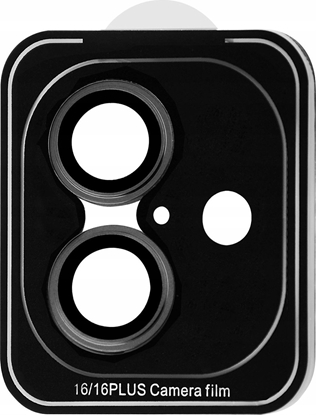 Изображение Osona Szko Hartowane 9h Na Obiektyw Aparat Do Iphone 16 / 16 Plus - Czarny / Cppaip16pl01