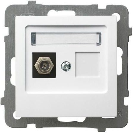 Picture of Ospel Gniazdo antenowe AS typu F pojedyncze biay (GPA-1GF/m/00)