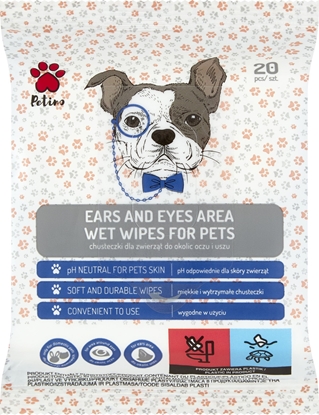 Picture of Osram PETINO Chusteczki dla zwierzt do oczu i uszu 20s