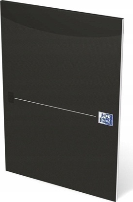 Изображение Oxford Notesblok OXFORD Office Essentials, sort, toplimet A4, kvadreret