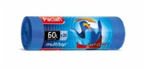Изображение Paclan Worki na mieci MULTITOP PACLAN 60L 20SZT.  (134410)