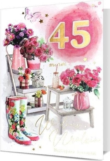 Picture of Pan Dragon Karnet B6 Urodziny (wymienne cyfry)