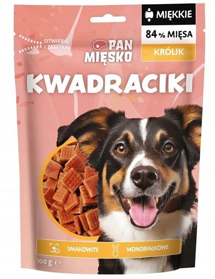 Picture of Pan Misko Kwadraciki królik 100g