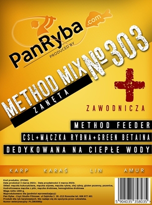 Attēls no Pan Ryba Zanta Method Feeder 303 + Zawodnicza Pan Ryba